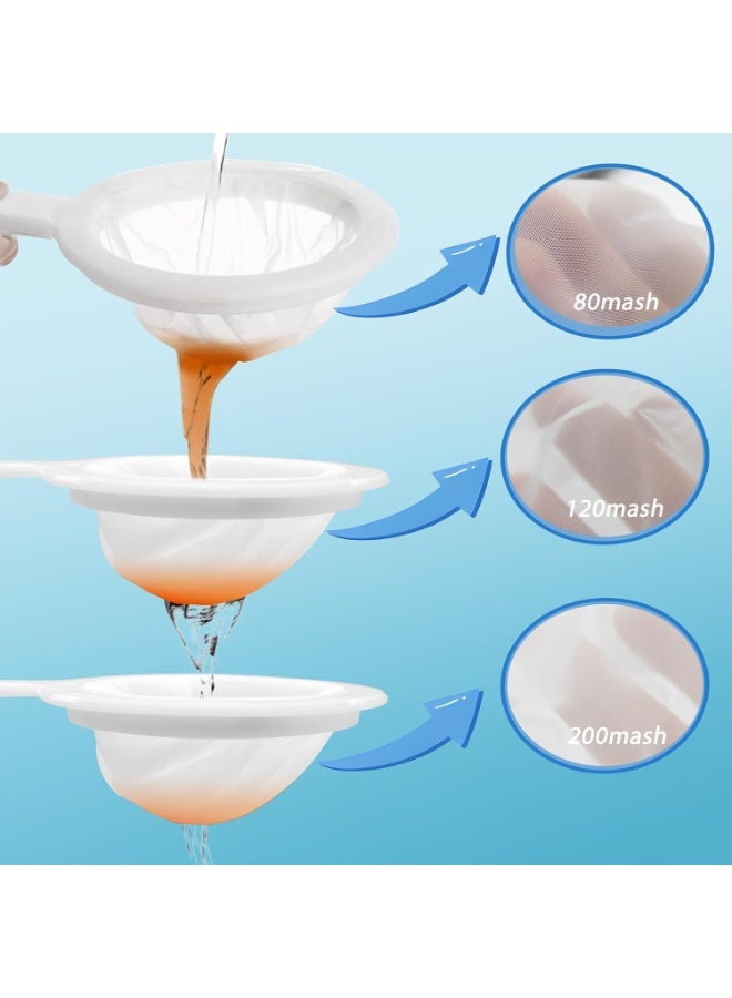 الطفل محلول ملحي الروبيان شبكة غربال 80 ، 120 ، 200 مش عدة مع 3 خطاف ، 3 ماصات و 5 أنابيب التخزين المستخدمة في محلول ملحي الروبيان حاضنة فلتر ، المقلية محلول ملحي الروبيان البيض و حاضنة الرضيع الأسماك فاصل ( 14 أجزاء ) - Image 4